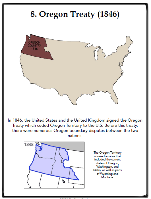 Title slide introducing the Oregon Country and the Oregon Trail.